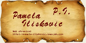 Pamela Ilišković vizit kartica